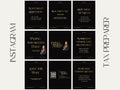 2026 Elegant Tax Season Preparation Flyer Bundle, Instagram Branding Editable Template Social Media Pack