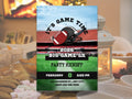 The Big Game Party Invitation 2026, Editable Invite, Digital Invite, Football Invitation, Mobile Invite, Party Invite, Football Ticket