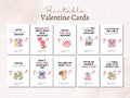 Dinosaur Valentine Cards for Kids, Printable Dino Valentines, Cute Dinosaur Valentine Cards, Classroom Valentine Exchange, Kids Valentine