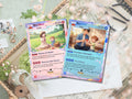 Personalized Card Style Father's Day Mother's Day Card, Custom Trading Card Gift for Dad Mom, Unique Birthday Present