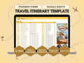 Japan Itinerary Planner Digital Travel Planner for Travel Itinerary Digital Holiday Planner Holiday Itinerary Travel Organizer Google Sheets