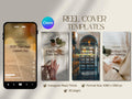Reel Cover Templates for Intagram & Tiktok, Author Reel Covers, Booktok and Bookstagram Canva Templates