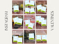 Pink Coquette Bookstagram Template, Romance Instagram Carousel, Valentine Reading Post, Bookstagram Canva Template, Romance Author Instagram