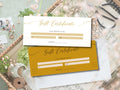 Gift Certificate, Gift Voucher, Letter & A4 Sizes Printable Editable Canva Template