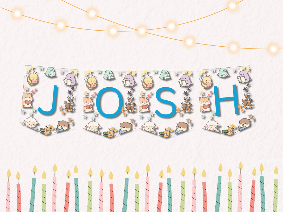 One for the Books First Birthday Invitation, Storybook Theme Birthday Invite, Bookish 1st Birthday Decor Banner, Canva Digital Party